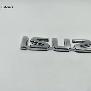 Par ISUZU D-MAX D MAX MU-X MU X Emblēma aizmugurē tailgate logo uzlīmes bagāžnieka nosaukumu plāksnes