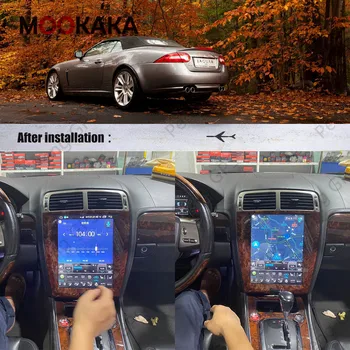 Par Jaguar Xk XKR-S Radio Android 2007 2010 -. Gadam, Auto Multimediju DVD, Stereo Atskaņotāju, GPS Navigācijas Vienības Vadītājs PX6 Tesla Auto DSP