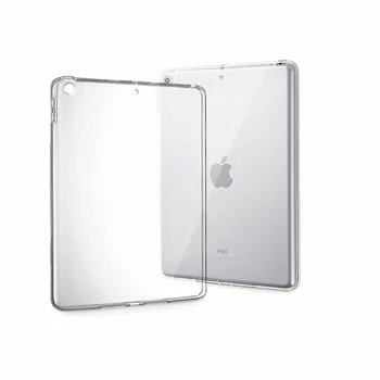 Par Jauno iPad 9.7 2017 2018 Gadījumā, TPU Silīcija Pārredzamu Slim Cover for iPad 2 Gaisa Gaisa 1 Pro 10.5 Mini 2 3 4 Coque Capa Būtiska