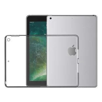 Par Jauno iPad 9.7 2017 2018 Gadījumā, TPU Silīcija Pārredzamu Slim Cover for iPad 2 Gaisa Gaisa 1 Pro 10.5 Mini 2 3 4 Coque Capa Būtiska