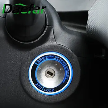 Par Jaunu Ford Fiesta MK7 Ecosport 2012. - 2016. Gadam, Piederumi Auto gaismas LED Aizdedzes Slēdzis vāciņu/Gredzenu atslēgu gredzens apdare uzlīmes