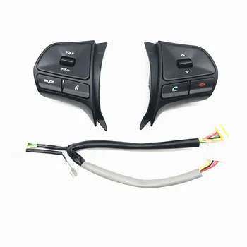 Par KIA RIO 2011. -. gadam multifunkcionāla stūre Audio vadības pogas tālruņa skaļuma regulēšanas slēdzis bluetooth auto piederumi