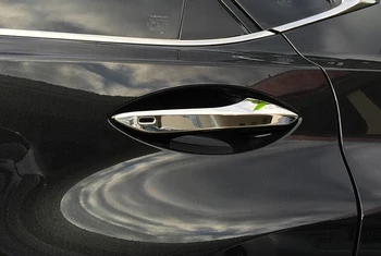 Par Lexus RX(AL20) RX200 300 350 450 2016-2020 Auto Piederumi ABS Chrome Durvju Roktura Vāciņš Melns, Molding
