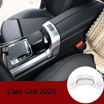 Par Mercedes Benz B GLB Klases W247 X247 2019 2020 ABS Chrome Auto Interjera Centrā Balsts Lodziņu, Slēdzis, Kadru Vāciņš Melns