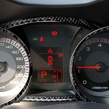 Par Mitsubishi Lancer GTS GT ES DE 2008-Oglekļa Šķiedras Spidometra Uzlīme Modificētu mērinstrumentu Paneļa Vāciņu, Auto Piederumi