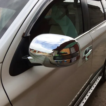 Par Mitsubishi Outlander 2013-2018 Abs Chrome Automašīnu Atpakaļskata Sānu Atpakaļskata Spoguļa Vāciņš Melns
