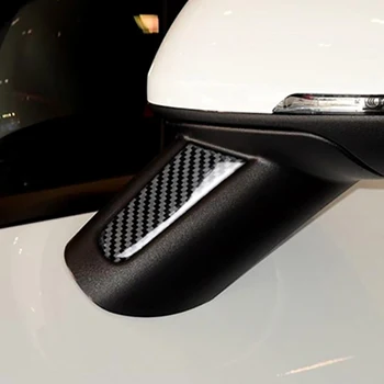 Par Porsche Macan Cayenne-2018 Oglekļa Šķiedras Durvju Spoguļu Apdare Atpakaļskata Pārklājums Panelis Car Styling Apdares Uzlīme