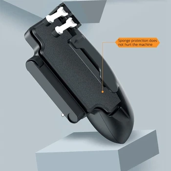 Par PUBG Mobilo Kontrolieris Tablešu 6 Pirkstu L1R1 Šaut Mērķi Izraisīt Gamepad Rokturis Atbalsta 5.5-12.9 Collu iPad Planšetdatoriem