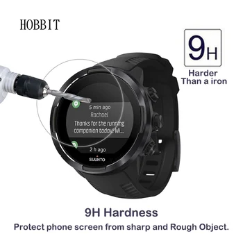Par Suunto 9 Baro Smart Skatīties 0.3 mm 2.5 D 9H Skaidrs, Rūdīts Stikls Screen Protector Anti-Scratch Smartwatch Filmu Par SUUNTO 9 BARO