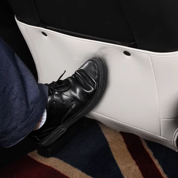 Par TESLA MODEL 3 Nodiluma pierādījums, Anti-Netīra Ādas Aizsargs Auto Stils Modifikāciju Automašīnas Sēdekļa atzveltnes Anti kick Pad Paklājiņš Vāciņu