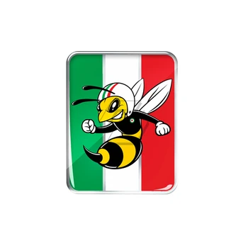 Par Vespa Logo Decal Frontes Emblēma Pārklājums itālijas Karogu Milj Lapseņu 3D Uzlīmes Uzlīmes GTS GT ET PX