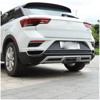 Par Volkswagen VW T-ROC TROC 2017-2019 ABS Chrome Aizmugurējais Atstarotājs Gaismas Miglas Lukturi Vāka Uzlīme Apdare, Apdares Piederumi Auto