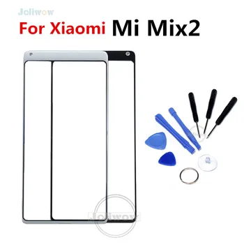 Par Xiaomi Mi Maisījums 2 Touch Panelis Priekšējā Ekrāna Ārējais Stikls Touch Ārējā Vāka Paneli Objektīvs Rezerves Daļas xiaomi mix2