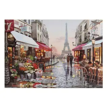 Parīzes Puķu Ielas 1000 Puzzle Gabalus Jigsaw Puzzle Pieaugušajiem Bērniem