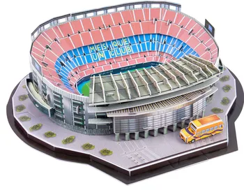 Pasaules Slavenā Stadions 3D Papīra Puzzle Futbola laukumā Asamblejas Modelis Bērniem DIY Rotaļlietas Jigsaw Puzzle Bērniem Līmēšana Montāža WYQ