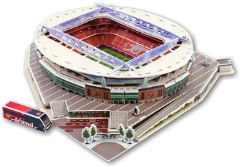 Pasaules Slavenā Stadions 3D Papīra Puzzle Futbola laukumā Asamblejas Modelis Bērniem DIY Rotaļlietas Jigsaw Puzzle Bērniem Līmēšana Montāža WYQ