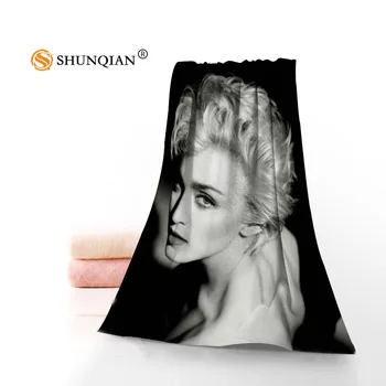 Pasūtījuma Madonna Dvieļu Apdrukāta Kokvilnas Sejas/Vannas Dvieļi Microfiber Auduma 35X75cm,70X140cm, Duša, Dvieļi