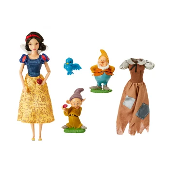Patiesu Disney Store 30CM Rapunzel Belle Mulan Merida Sirēna Multi Jasmīns kopīgu princese lelle, rotaļlietas Bērniem Ziemassvētku Dāvanu
