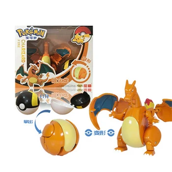 Patiesu Pokemon skaitļi rotaļlietas anime statuetes pokemon pikachu Charizard Mewtwo Squirtle pokemones rīcības attēls bērniem modelis lelles