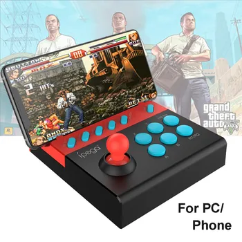 PC Spēles PG-9136 Arcade Kursorsviru, Bluetooth, USB Cīņa Stick Kontrolieris Spēlētājs Tālrunis/PC rīkoties ar Retro Spēles Handheld PC Spēles