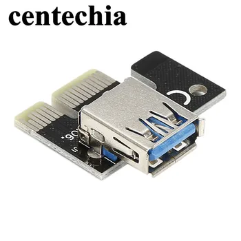 PCI-E, PCI Express E 1X, lai 16X grafisko karti Stāvvadu Karte USB 3.0 Paplašinātāju Vadu ar Barošanas Bitcoin Litecoin Miner