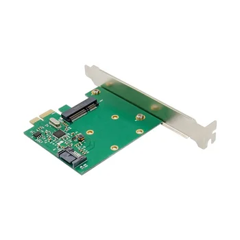 PCI-E SATA 3.0 Darbvirsmas SSD Cieto Disku, Paplašināšanas Kartes Pcie, lai mSATA Adaptera Karti m sata uz sata pci express kartes