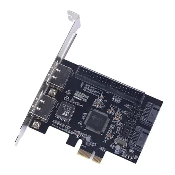 PCI SATA Kontrolieris PCI Ide PCI-E, Lai 2sata IDE Jmb363 Disku Masīvs Kartes Express Paplašināšanas Kartes Adapteris