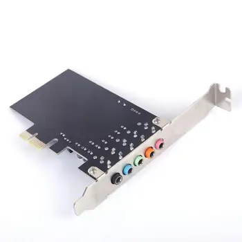 PCI Skaņas Karte 5.1 CH 5.1 Kanālu CMI8738 Chipset Audio Interfeisu PCI-E 5.1 Stereo Digital Card Darbvirsmas Soundcard