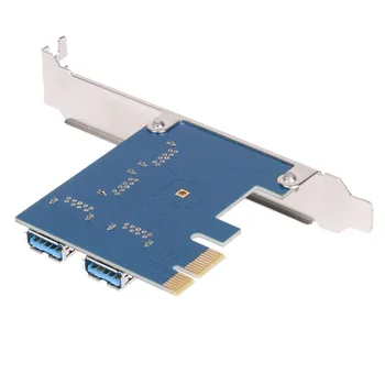 PCIe 1 līdz 4 PCI express 16X slots Stāvvadu Karte PCI-E 1X, lai Ārējās 4 PCI-e slots, PCIe Adapteri Reizinātājs Karti Bitcoin Miner