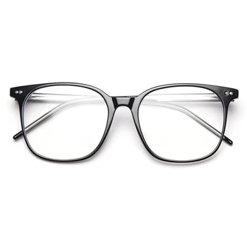 Peekaboo sieviešu laukumā brilles optiskās korejiešu stilā, melns caurspīdīgs brilles vīriešiem skaidrs, objektīvs augstas kvalitātes vīriešu dāvanu