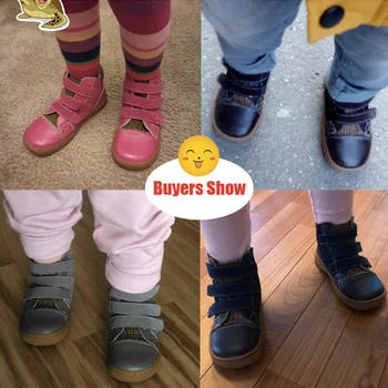 PEKNY BOSA Bērnu apavi, zābaki, zēniem, meitenēm īstas ādas apavi-zābaki toddler bērniem gumijas mīksto plānas apakšā basām kājām, kurpes 25-35