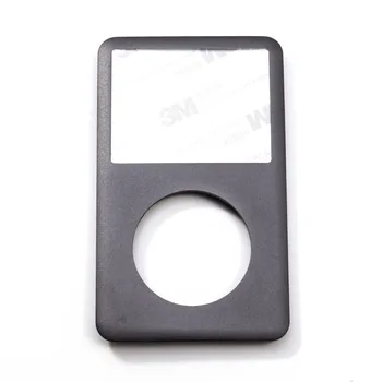 Pelēks Pelēks Priekšā Faceplate Sudraba Aizmugurējo Vāciņu Mājokļu Black Clickwheel Pelēko Pogu iPod 6 7 gen Classic 80gb 120gb 160gb