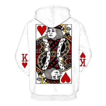 Personalizētu Pokera zīmogs klp kabatas garām piedurknēm džemperis klp vīriešu Vīriešu Krekli Printing Blūze hoodies