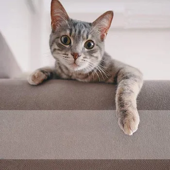 Pet Cat Scratcher PVC Pamatni, Mājas Mēbeles Anti-Scratch Aizsargs Kaķis Kaķēns Spēlē Mat Dīvāns Aizsargs Skaidrs, Uzlīmes