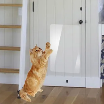 Pet Cat Scratcher PVC Pamatni, Mājas Mēbeles Anti-Scratch Aizsargs Kaķis Kaķēns Spēlē Mat Dīvāns Aizsargs Skaidrs, Uzlīmes