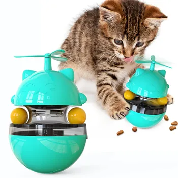 Pet Rotaļlietas Kaķis Noplūde Pārtikas Bumbu Vinilplašu Vējdzirnavas Bumbu Grieza Rotaļlietas, Lai Kaķiem Kaķēns Spēlēt Spēli Kaķis Interaktīvās Rotaļlietas, Kaķu Piederumi