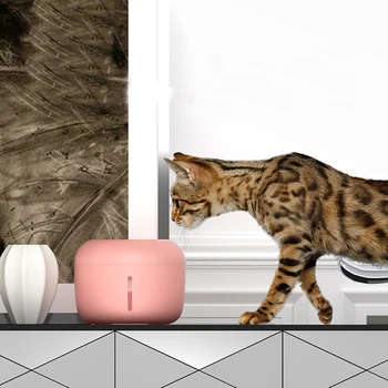 Pet Suns, Kaķis Strūklaka Dzeramā Strūklakas 2.5 L Automātiska Dzērājs ūdens Bļoda Mājdzīvnieku Suni, Kaķi, Elektriskie USB Dozatoru Ar 1 Filtra Kaste