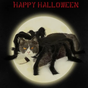 Pet Suņiem Drēbes Halloween Spider Cosplay Kostīmu Mazs Suns Kaķēns Puse Lomu Spēle Mērci Up, Drēbes, Vestes