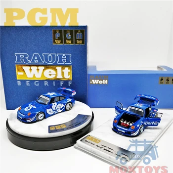 PGM 1:64 RWB 993 SuperNine Zilā Parastās/Luksusa Lējumiem Modeļa Automašīnas