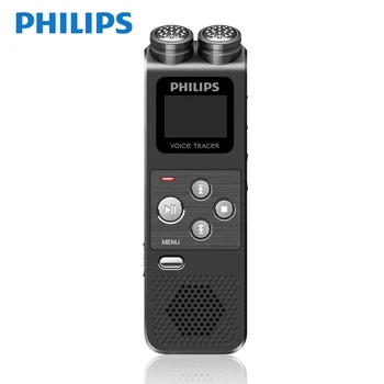 Philips Profesionālās Dual Stereo PCM Balss ierakstīšana Digitālā HD Trokšņa Samazināšanas Mini Ar FM Radio&Rezervēt zīmes VTR6900
