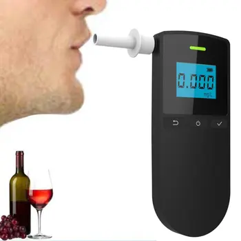 PIE-188 Augstas Precizitātes Alkohola Testeris Digitālo Displeju Ekrāniem elpas analizatoru Alcometer Mini Alkohola Testa Kartes Diagnostikas Rīks