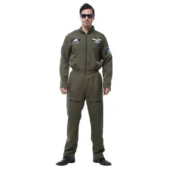 Pieauguši Vīrieši Īpašo Spēku Gaisa Spēku Kostīmi Vienotu Pilots Lidotājs Lidojumu Varonis Tērpu Halloween Puse Karnevāla Masku Apģērbs