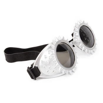 Pieaugušo, Vīriešu, Sieviešu Steampunk Brilles Gearwheel Rāmis Notīrīt Lēcas Cosplay Vintage Brilles, Metināšanas Gothic Puses Forši, Brilles