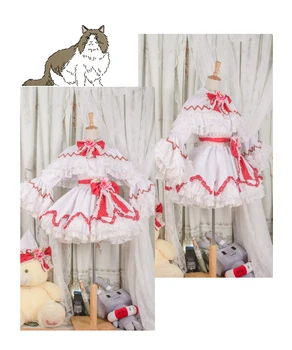 [Pielāgots] Anime Touhou Projekta LilyWhite Lolita Kleita Vienādu Cosplay Kostīmu Jebkura Izmēra Sieviešu Halloween ping