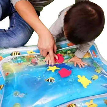 Piepūšamie Bērnu Ūdens Paklājiņš, Jautri Darbības Spēlēt Centrs sensoro stimulāciju motoriku, Zīdainis, Mazulis Vēderā Laiks Playmat Toddler /c