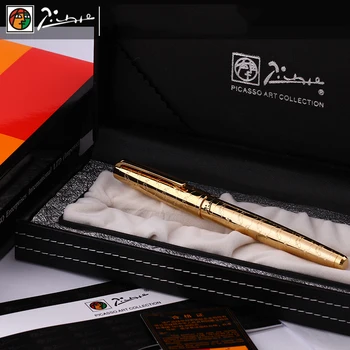 Pikaso Luksusa Full Metal Iraurita tintes pildspalva 0.5 mm tintes pildspalvas dolma kalem Caneta tinteiro Kancelejas preces parakstīšanas pildspalvas 918