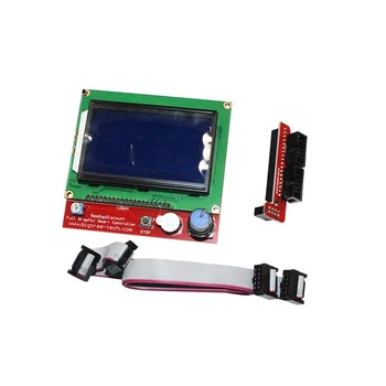 Pilna Grafiskais Smart Controller LCD Displejs RAMPAS 1.4 RepRap 3D Printeri Electronics (12864 displejs ar SD karšu lasītājs)