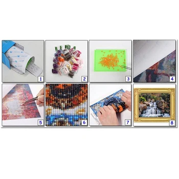 Pilna Urbt laukumā 5d DIY Dimanta Krāsošana suņi, Bīgls tornis 3d Cross-Stitch Izšuvumi māksla mozaīkas abstraktā māksla, amatniecība, Z1024