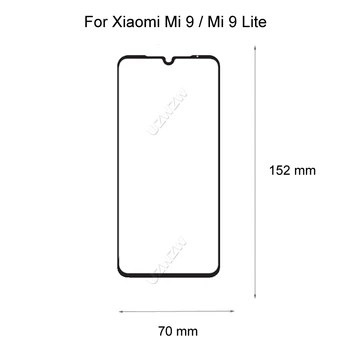 Pilnībā Segtu Rūdīta Stikla Xiaomi Mi 9 SE / Mi 9 Pro / Mi 9 Lite Rūdīta Stikla Ekrāna Aizsargs Aizsardzības Stiklu