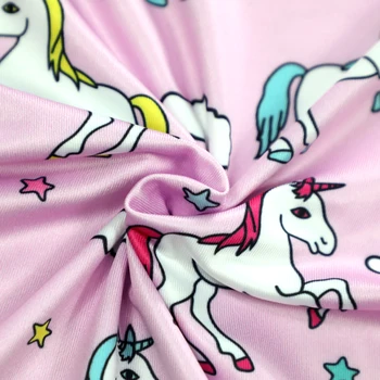 Pilnīgi Jauns Vasaras Bērnu Unicorn Nightgowns Meitenes Nakts Kleita Baby Unicorn Meiteņu Naktskrekli Rozā Baby Sleepwear Pidžamas Failus